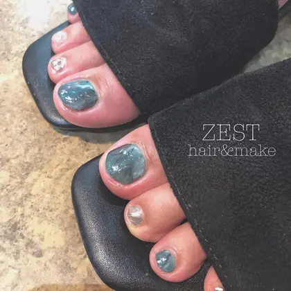 フットネイル 21年夏人気のフットネイル ペディキュア のネイルデザイン ネイルアートカタログ 14ページ目 ミニモ