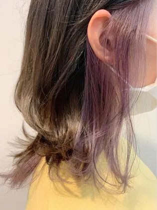 ウルフにグレージュがよく似合う Care Umeda所属 こやま なつみのヘアカタログ ミニモ