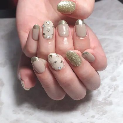 自爪 ジェルネイルやり放題 5000円 M Nails所属 ないとう まなみのネイルデザイン ミニモ