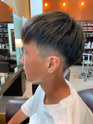 中学生カット グラデーションに刈り上げスタイリングなしでもいける髪型 Natty Sect所属 桑原 希吏のヘアカタログ ミニモ
