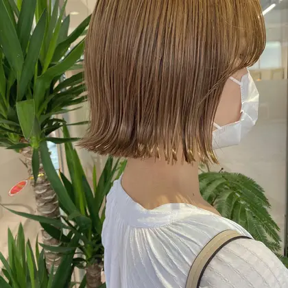 切りっぱなし Unique Kenje所属 阿部 真梨絵 のヘアカタログ ミニモ