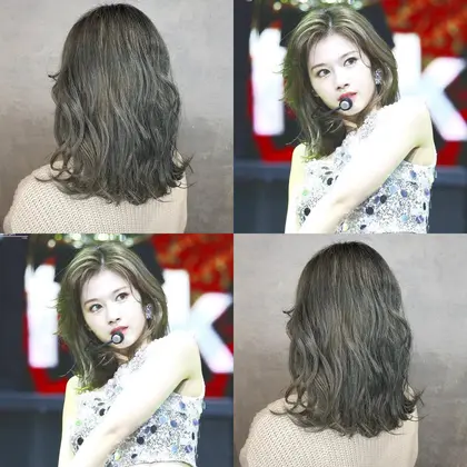 Twice サナ Olive Greige Friista所属 大人くびれヘア 店長shionのヘアカタログ ミニモ