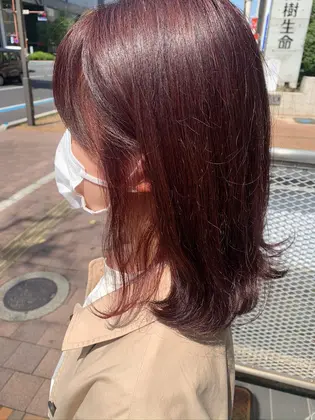 ショコラピンク ベリーピンク Parve Mix Ally所属 韓国スタイル 平山ゆかのヘアカタログ ミニモ