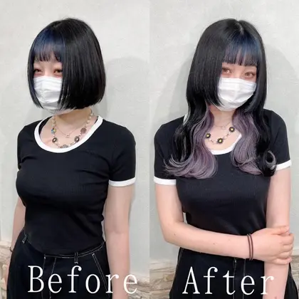 メッシュ 23年冬人気のメッシュのヘアカラー 髪色カタログ 50ページ目 ミニモ