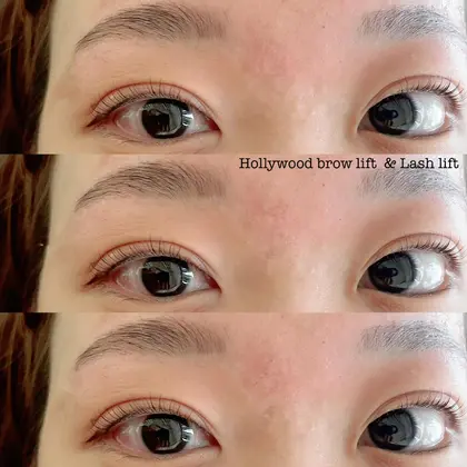 ハリウッドブロウリフト ラッシュリフト まつ毛パーマ 垢抜け Eyelash Salon U所属 Eyelash Salon U のマツエクデザイン ミニモ