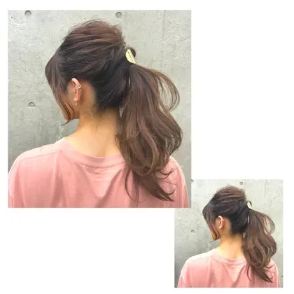 ポニーテール 21年夏人気のポニーテールのヘアアレンジ 髪型カタログ 2ページ目 ミニモ