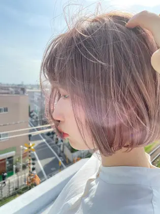 オレンジベージュ M Valley所属 なかむら ひなののヘアカタログ ミニモ