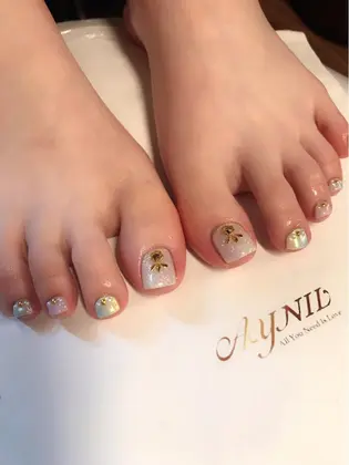 フットネイル 21年夏人気のフットネイル ペディキュア のネイルデザイン ネイルアートカタログ 87ページ目 ミニモ