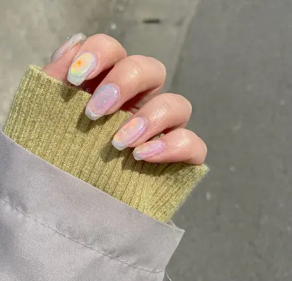 氷ネイル うるうるネイル 21年夏人気の氷ネイル うるうるネイルのネイルデザイン ネイルアートカタログ 19ページ目 ミニモ