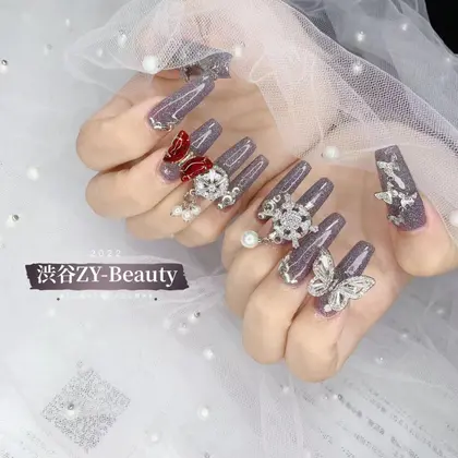 3dパーツ別途料金 渋谷可愛いネイル渋谷安いネイル 渋谷zy Beautyネイルサロン 安 Zy Beauty所属 Zy Beauty 渋谷のネイル デザイン ミニモ