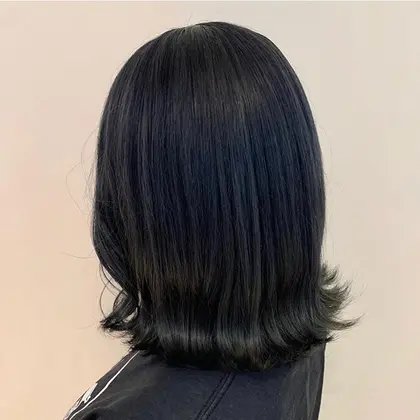 外ハネ ブルー Ark Hair Dai所属 岡本 あさひのヘアカタログ ミニモ