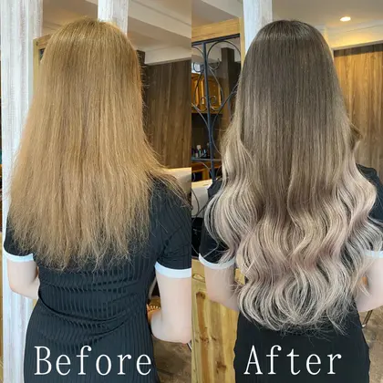 ヘアカラーはカラー対応店舗のみ 地毛はトーンダウンで シールエクステでグラデーション風に 韓国 エクステ専門店あるじゃんすー名古屋店所属 エクステカラー専門 あるじゃんすー名古屋のヘアカタログ ミニモ
