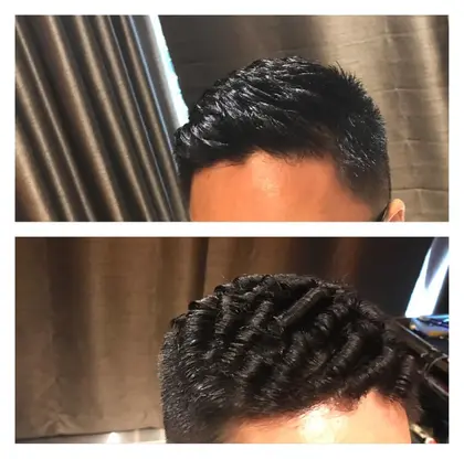 アイロンパーマのビフォーアフターです 上がりにくい前髪も自由自在にセットが出来る様になります R De Beaute所属 亀田谷 愛美のヘアカタログ ミニモ