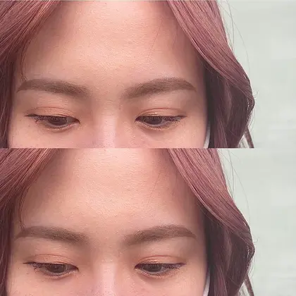 美眉スタイリング こちらのお客様はアーチ型の眉毛に Trico 梅田茶屋町店所属 みなぎ なほのエステ リラクカタログ ミニモ