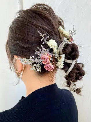 成人式 22年秋人気の成人式ヘアのヘアアレンジ 髪型カタログ 13ページ目 ミニモ