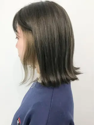 グレージュ 21年夏人気のグレージュの髪型 ヘアカタログ ミニモ