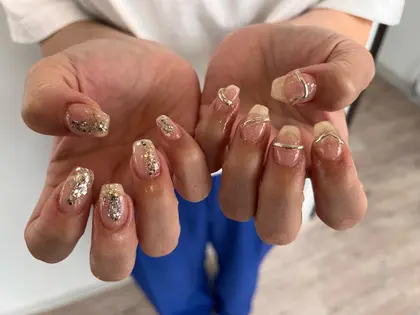 ワンカラー 深緑 ダークグリーン シンプル カジュアル スカルプ1本 Terrace所属 川邊 宏美のネイル デザイン ミニモ