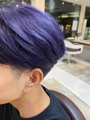ワンブリーチでできるラベンダーパープル アース新松戸所属 野老 海音のヘアカタログ ミニモ
