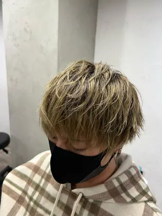 マッシュウルフ Agir Hair赤羽南口店所属 透明感カラー Shoのヘアカタログ ミニモ