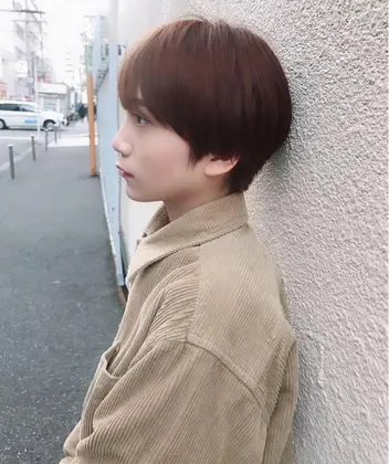 オレンジカラー 女性らしいベリーショート Little Lulu梅田所属 砂走 真希のヘアカタログ ミニモ