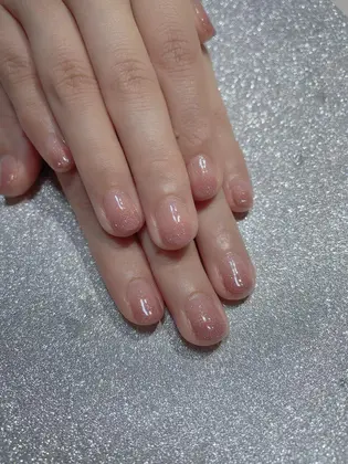 足の第二趾の爪が斜めに伸びる変形爪です 真っ直ぐ伸びるようにサポートし 理想の爪に近づけていきます Lasia Eyelash Nail所属 Lasia Natsukiのネイルデザイン ミニモ