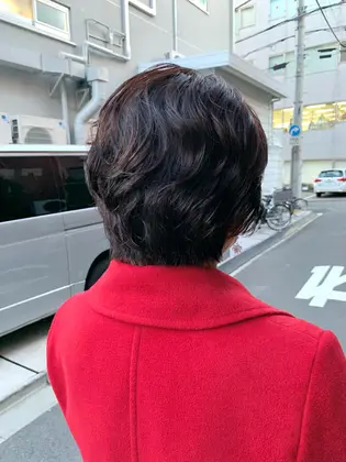 伸ばしかけヘアにもニュアンスパーマおすすめです モッズ ヘア アカデミー所属 山崎 巴菜のヘアカタログ ミニモ