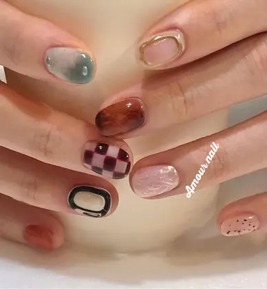 Amourlash Nail池袋所属 Tachibana Chieriのネイルデザイン ミニモ