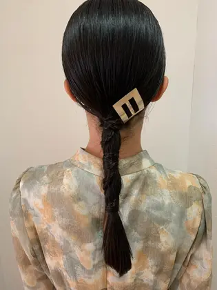 ポニーテール 22年秋人気のポニーテールのヘアアレンジ 髪型カタログ 12ページ目 ミニモ