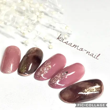 べっ甲ネイル 21年秋人気のべっ甲ネイルのネイルデザイン ネイルアートカタログ 14ページ目 ミニモ