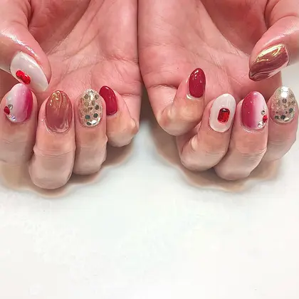 クリスマス 21年夏クリスマスのネイルデザイン ネイルアートカタログ 15ページ目 ミニモ