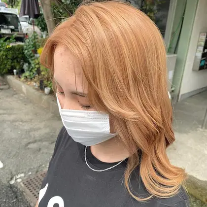 外国人風wカラー パープルアッシュ 1回ブリーチからオンカラー アディクシーカラーで透け感抜 Ark Hair Dai所属 岡本 あさひ のヘアカタログ ミニモ