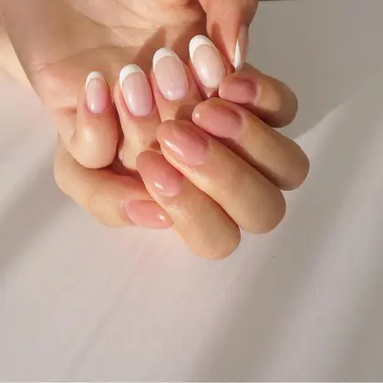 フレンチネイル 21年夏人気のフレンチネイルのネイルデザイン ネイルアートカタログ 67ページ目 ミニモ