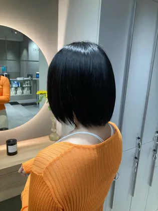 就活におすすめの暗染めカラー Minx原宿所属 カラーモデル募集 森泉 果空のヘアカタログ ミニモ