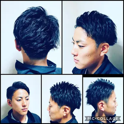 W杯の本田圭佑風スタイル 周りは奇抜過ぎず厚めに刈り上げて横の髪が立つのをなるべく目立たないように Grandage所属 I Daisukeのヘアカタログ ミニモ