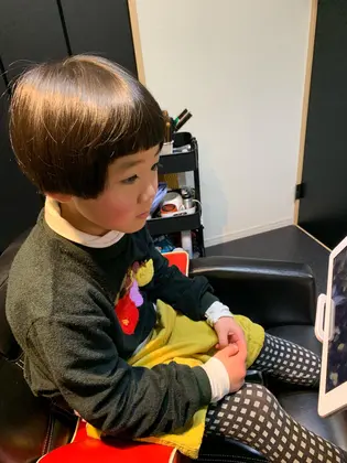 伸びかけクレラップちゃん こーゆークラシックな感じは子供の時しか させてもらえないですね 髪屋 雲月 かみや くもつき 所属 N Tのヘアカタログ ミニモ