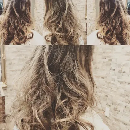 バレイヤージュ ハイライト ハイトーンカラー ケアブリーチ Revia所属 宮田 直樹のヘアカタログ ミニモ