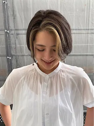 ダブルカラー Wカラー バングカラー 前髪カラー フロントカラー インナーカラー Ami Hair Supply所属 Yusuke Aのヘアカタログ ミニモ