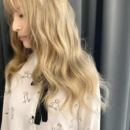 お人形さんみたいなhoney Blond Lunty 難波店所属 韓国hairが定評 有kaoriのヘアカタログ ミニモ