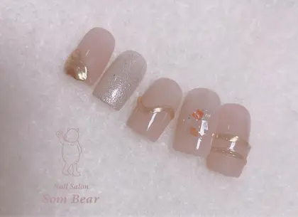 岸和田ネイルサロンsombear かわいいネイルで毎日に小さな幸せ ご新規様限定オフ込み サ ネイルサロンsom Bear所属 Som Bear ソムベアーのネイルデザイン ミニモ