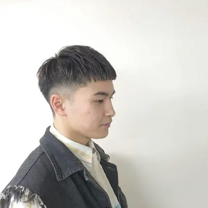 前髪パッツンの超おしゃれメンズショート めちゃくちゃ可愛いウェット感のヘアスタイルです Theater Sapxoxo所属 カラー指名no 1 山口 圭佑のヘアカタログ ミニモ