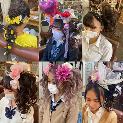 ナチュラルから盛り髪までお任せください 複数名でのご予約可能です Vibe Annex Ground Floor 1f 所属 立花 桃香のヘアカタログ ミニモ