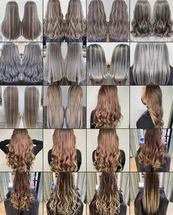 最高級人毛100 シールエクステ使用 L エル 所属 エクステアレンジ 特化 Tomoのヘアカタログ ミニモ