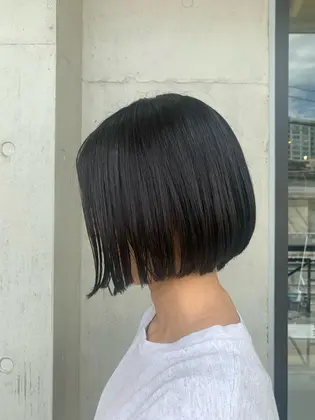 前下がりのぱっつんボブ Ananda所属 熊谷 風実のヘアカタログ ミニモ