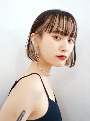 Cinq By Fifthの美容室 美容院 スタッフ情報 ショートボブ 秋元亮太 ミニモ