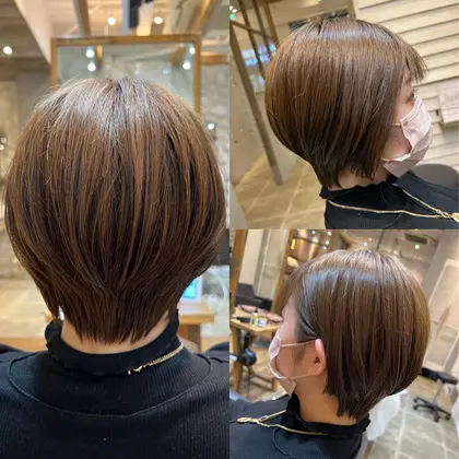 直毛でショートにしようか悩んでますとご相談をお受けしたので直毛さんでも乾かし方とスタイリングでショ Rem 綱島店所属 東 天音のヘアカタログ ミニモ