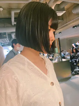 水原希子 横田ひかる のようなボブ Aca アカ 所属 坂本 たかまさ Aca のヘアカタログ ミニモ