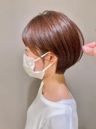 ショート ショートヘア ショートボブ ショート女子 小顔ショート 丸みショート 大 Hair Make Earth E 吉祥寺店所属 ショートヘアなら 長松大哉のヘアカタログ ミニモ
