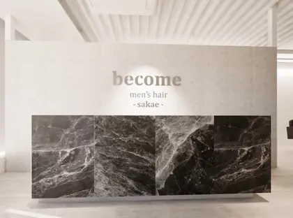 become men's hair栄店