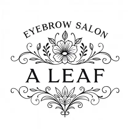 eyebrow salon A leaf