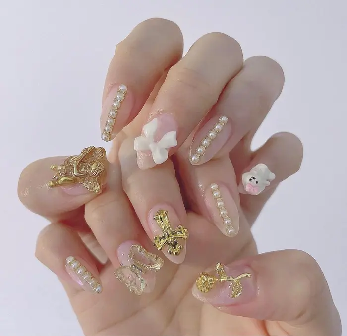 Rainbow Nailsaion所属 薔薇 高田馬場店のネイルデザイン ミニモ